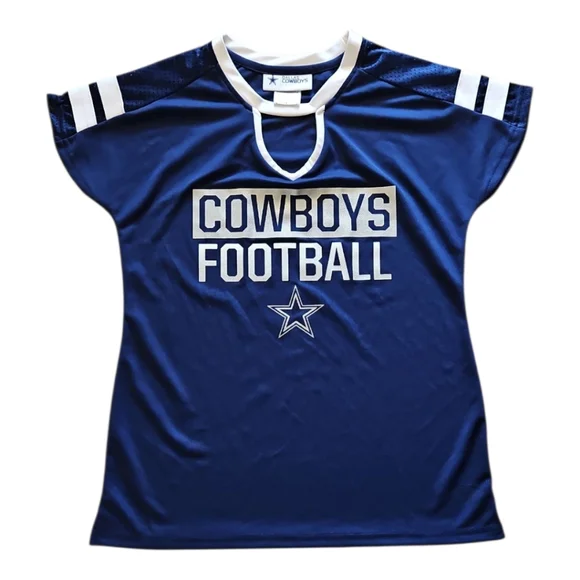 Dallas Cowboys NFL T-shirt Football Jersey Short Sleeves Womens S NWOT - Picture 4 of 4